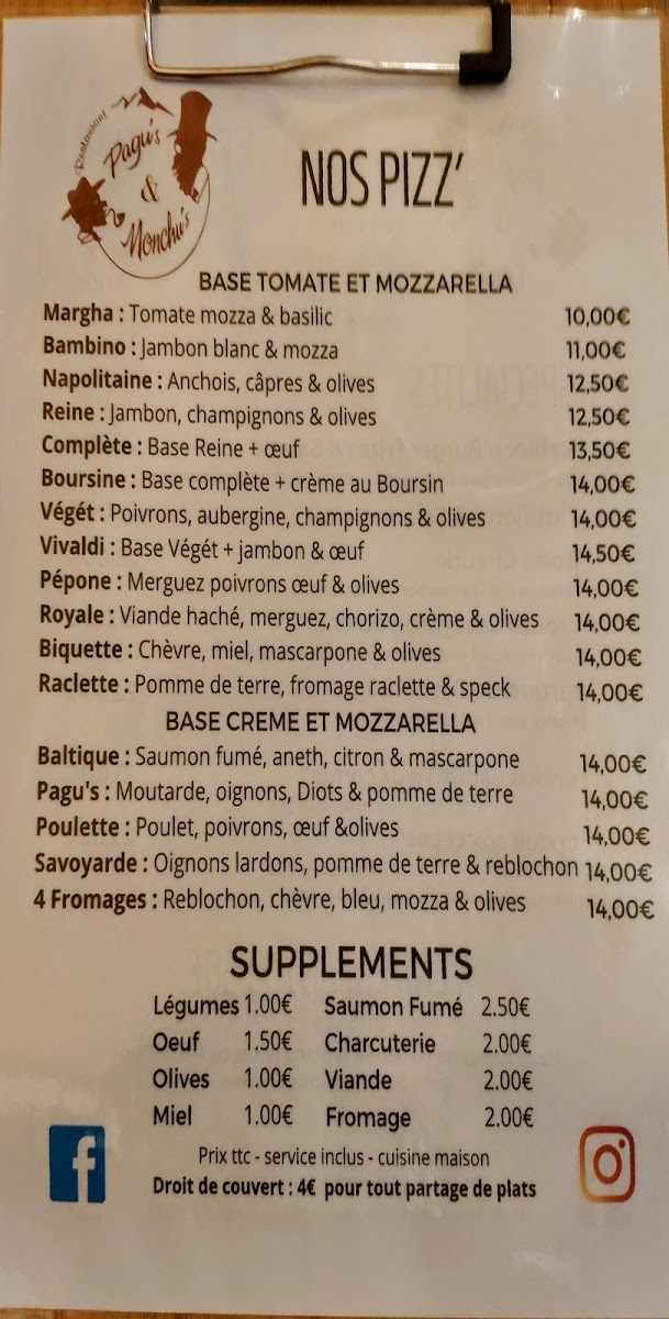 Menu Pizzeria Pagu's Monchu's-1