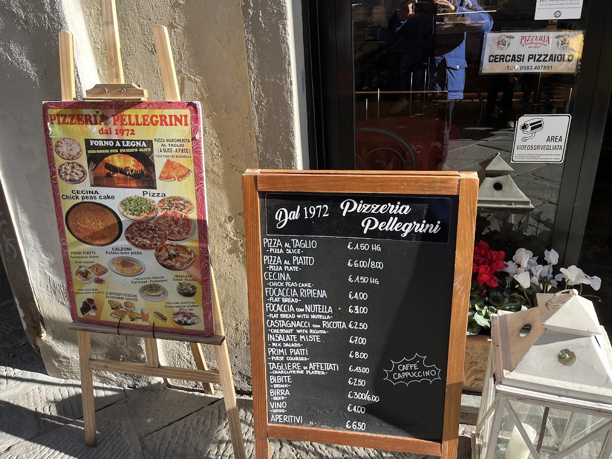 Menu Pizzeria Pellegrini-1
