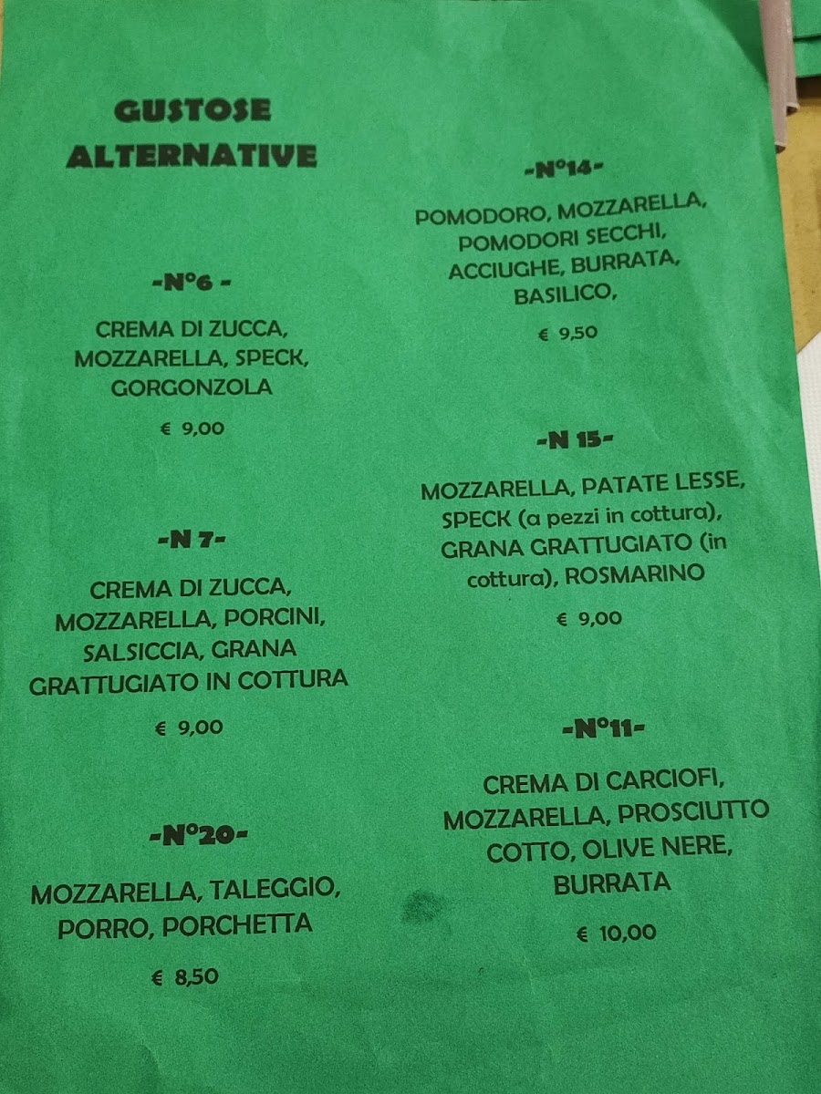 Menu Pizzeria Pino S.n.c. Di Gorghetto Mara E Ivan-1