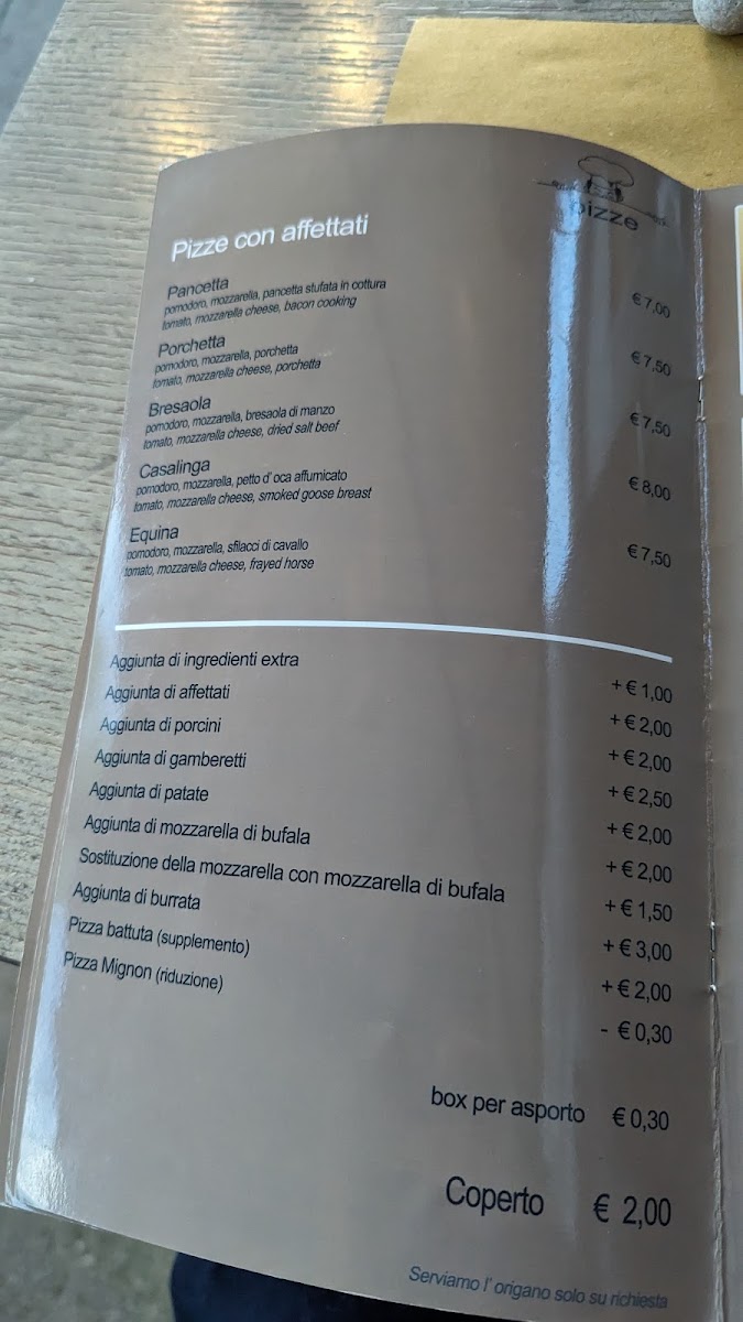 Menu Pizzeria Pino S.n.c. Di Gorghetto Mara E Ivan-10