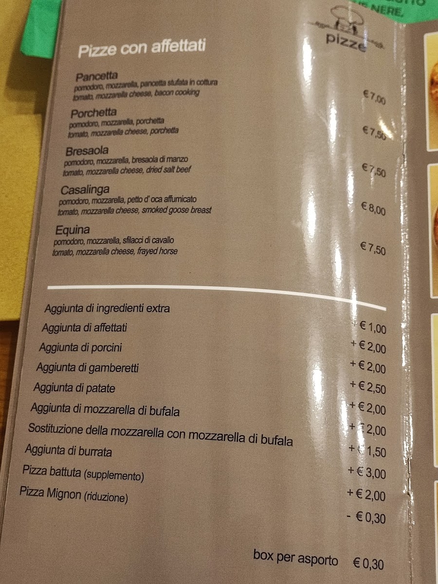 Menu Pizzeria Pino S.n.c. Di Gorghetto Mara E Ivan-9