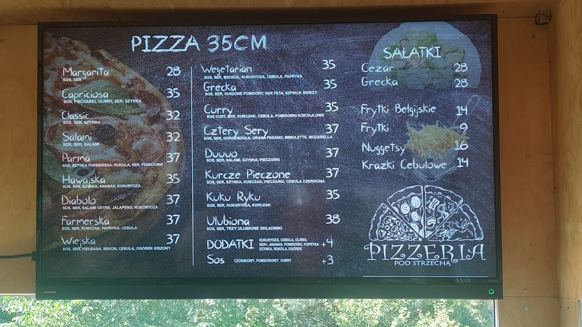 Menu Pizzeria 'pod Strzechą' Kruklanki-1