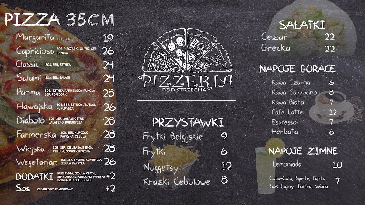 Menu Pizzeria 'pod Strzechą' Kruklanki-2