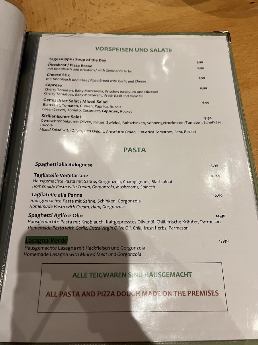 Menu Pizzeria Pomodoro-1