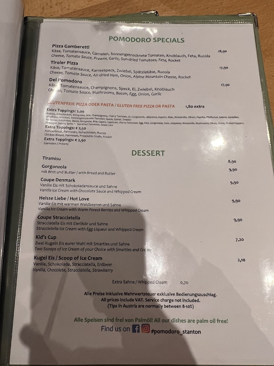Menu Pizzeria Pomodoro-2