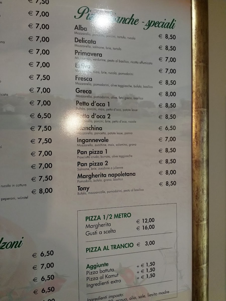Menu Pizzeria Primo Amore A San Vendemiano-10