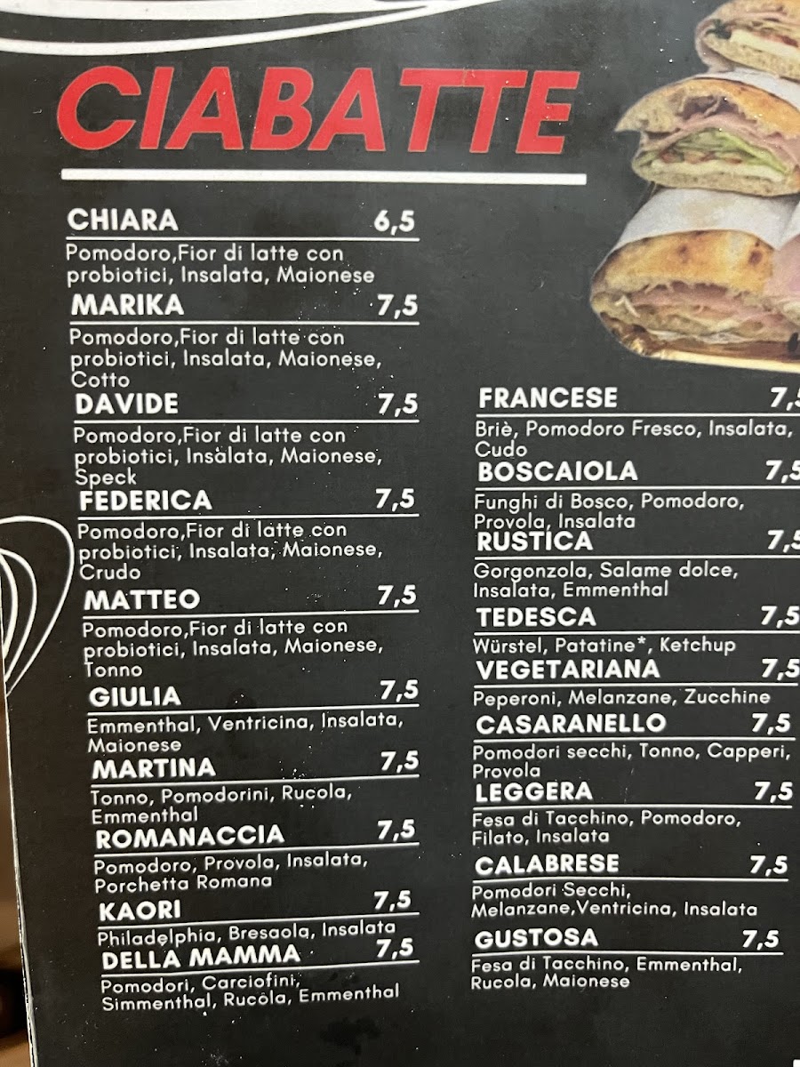 Menu Pizzeria Raggio Di Sole-2