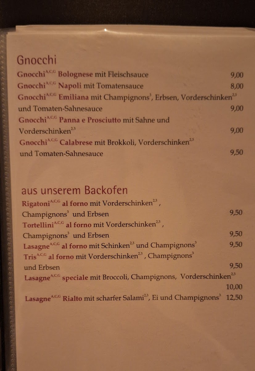 Menu Pizzeria Rialto Am Regen-8