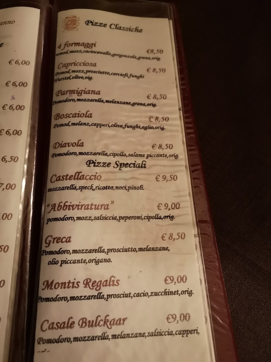 Menu Pizzeria Rifugio Normanno-10