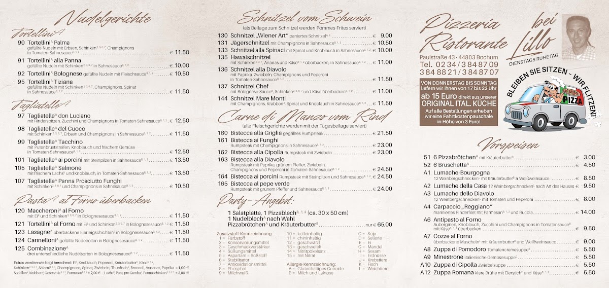 Menu Pizzeria Ristorante Bei Lillo-2