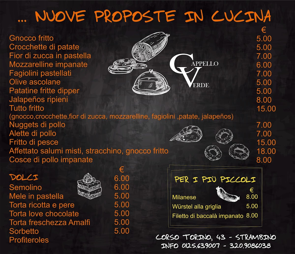 Menu Pizzeria Ristorante Cappello Verde-2