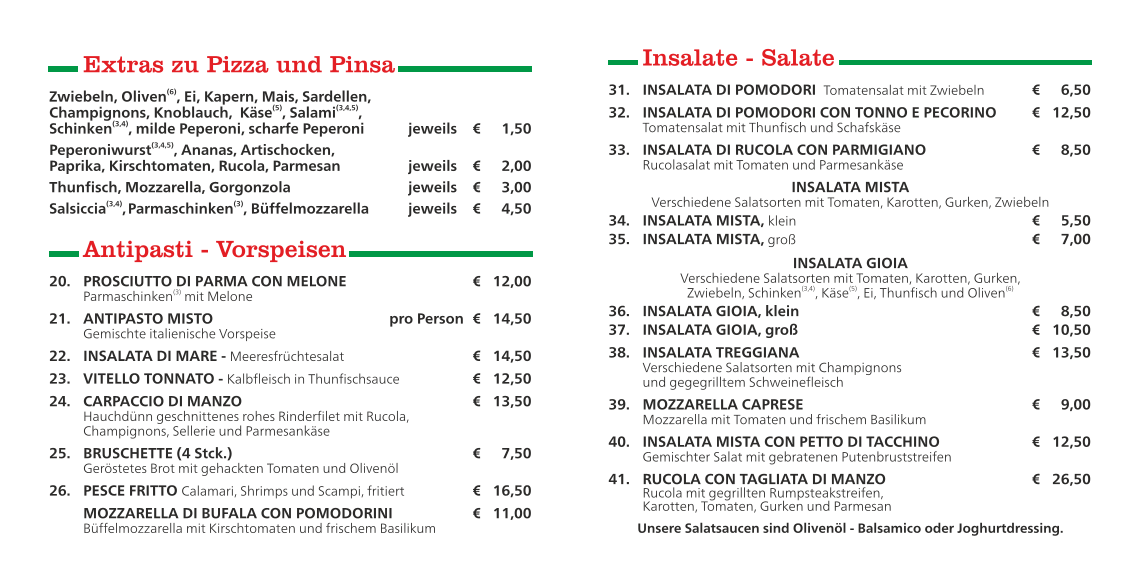 Menu Pizzeria Ristorante Gioia-2