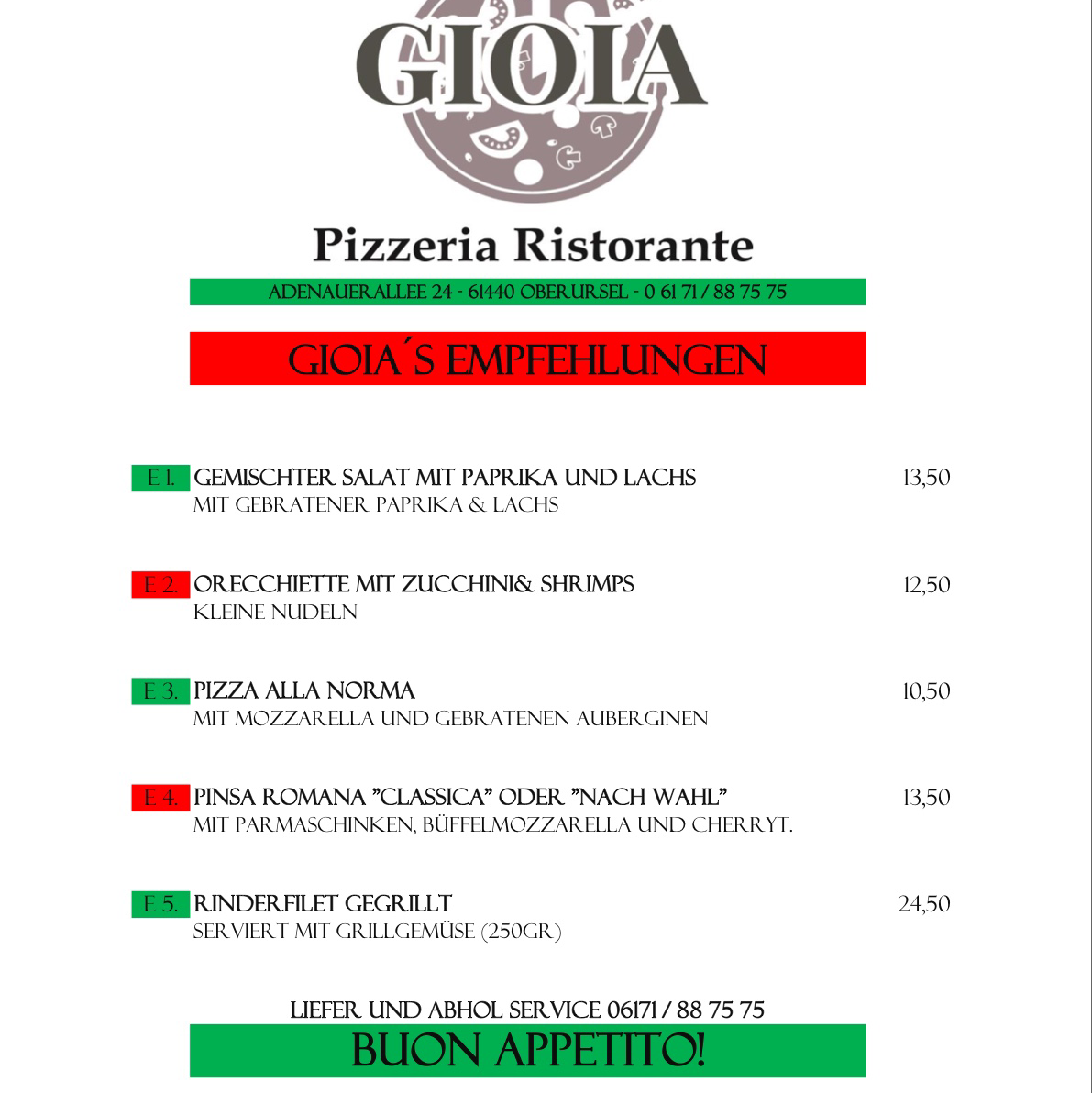 Menu Pizzeria Ristorante Gioia-7