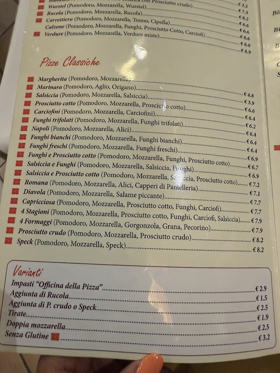 Menu Pizzeria Ristorante 'la Pergola'-6
