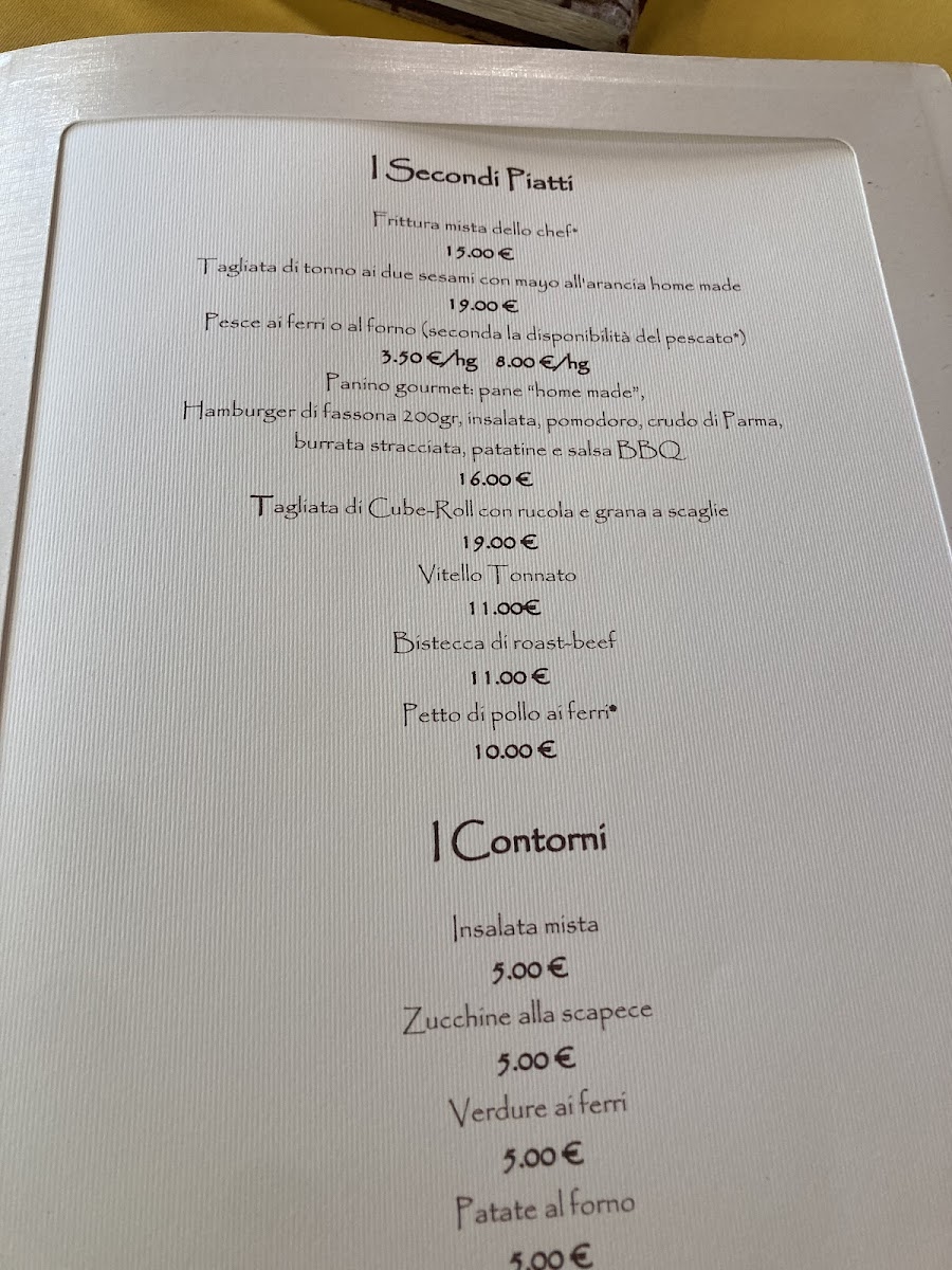 Menu Pizzeria Ristorante La Rosa Dei Venti-3