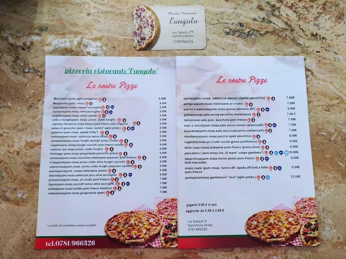 Menu Pizzeria Ristorante L'angolo-7