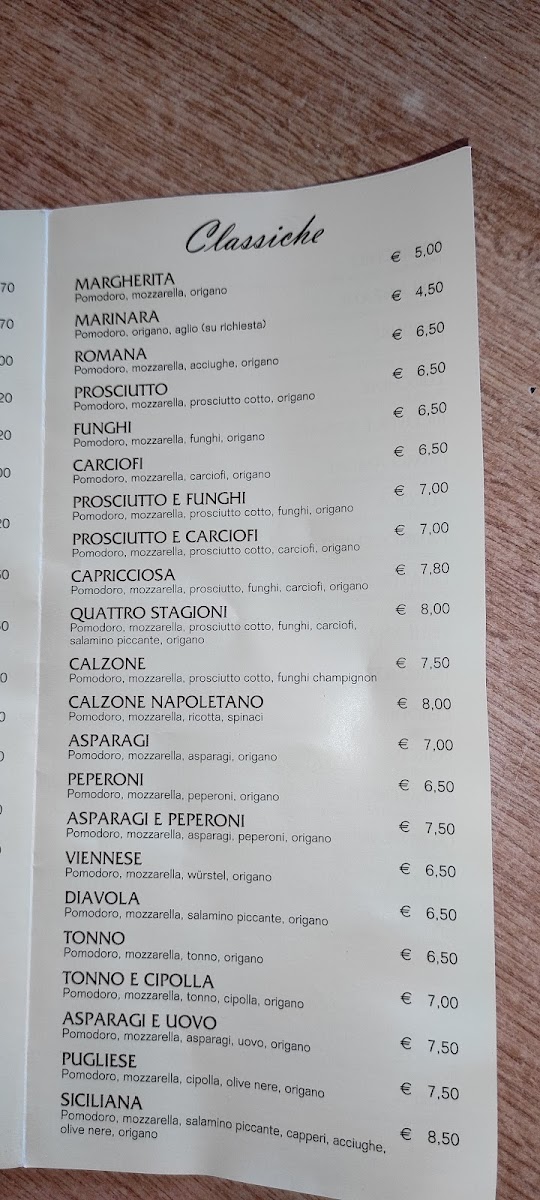 Menu Pizzeria Ristorante Margherita Vittorio Veneto-6