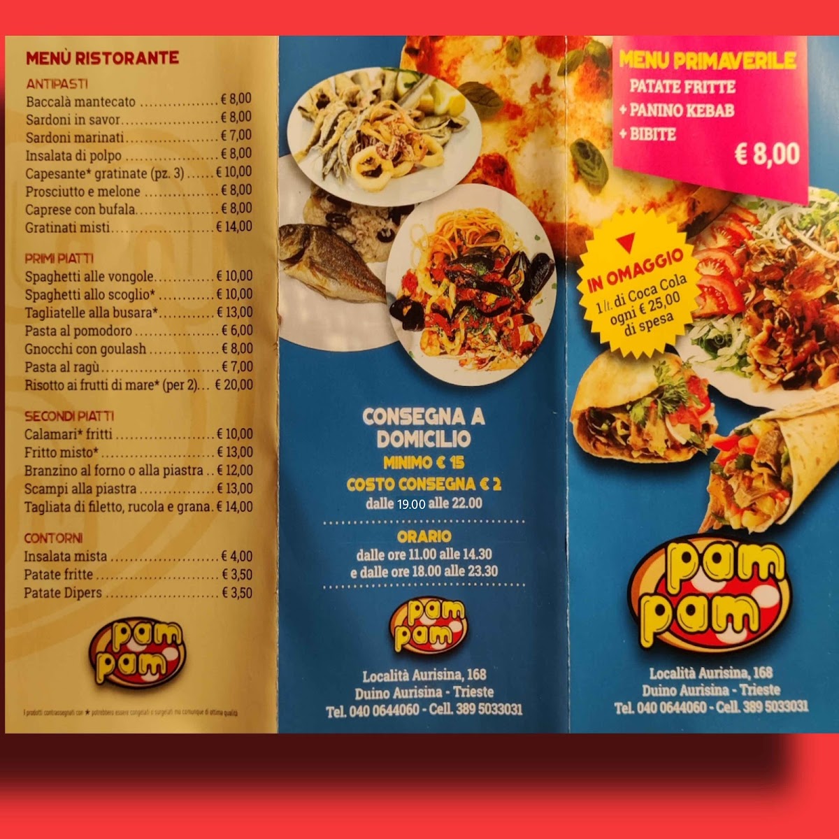 Menu Pizzeria Ristorante Pam Pam-3
