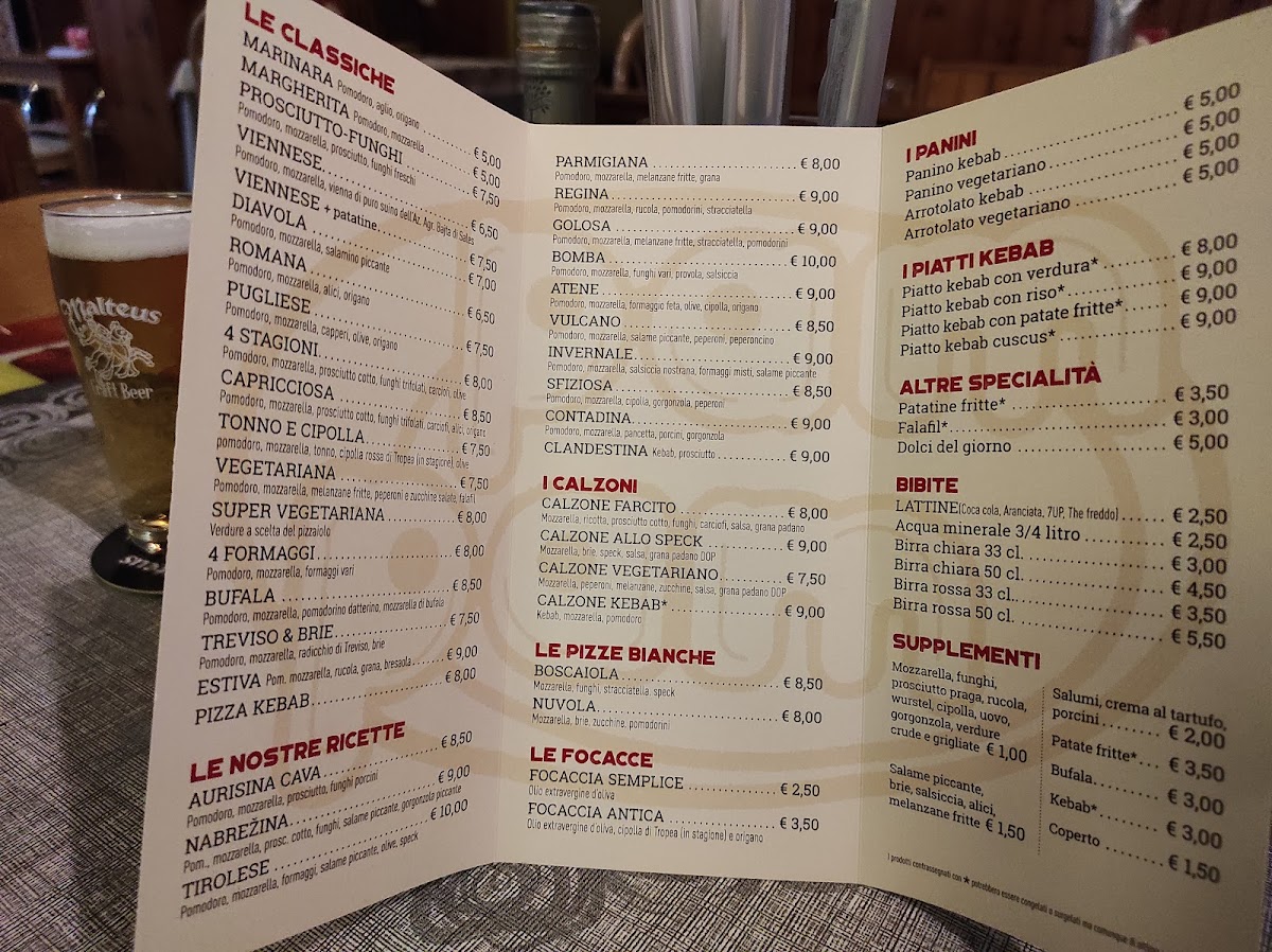 Menu Pizzeria Ristorante Pam Pam-4