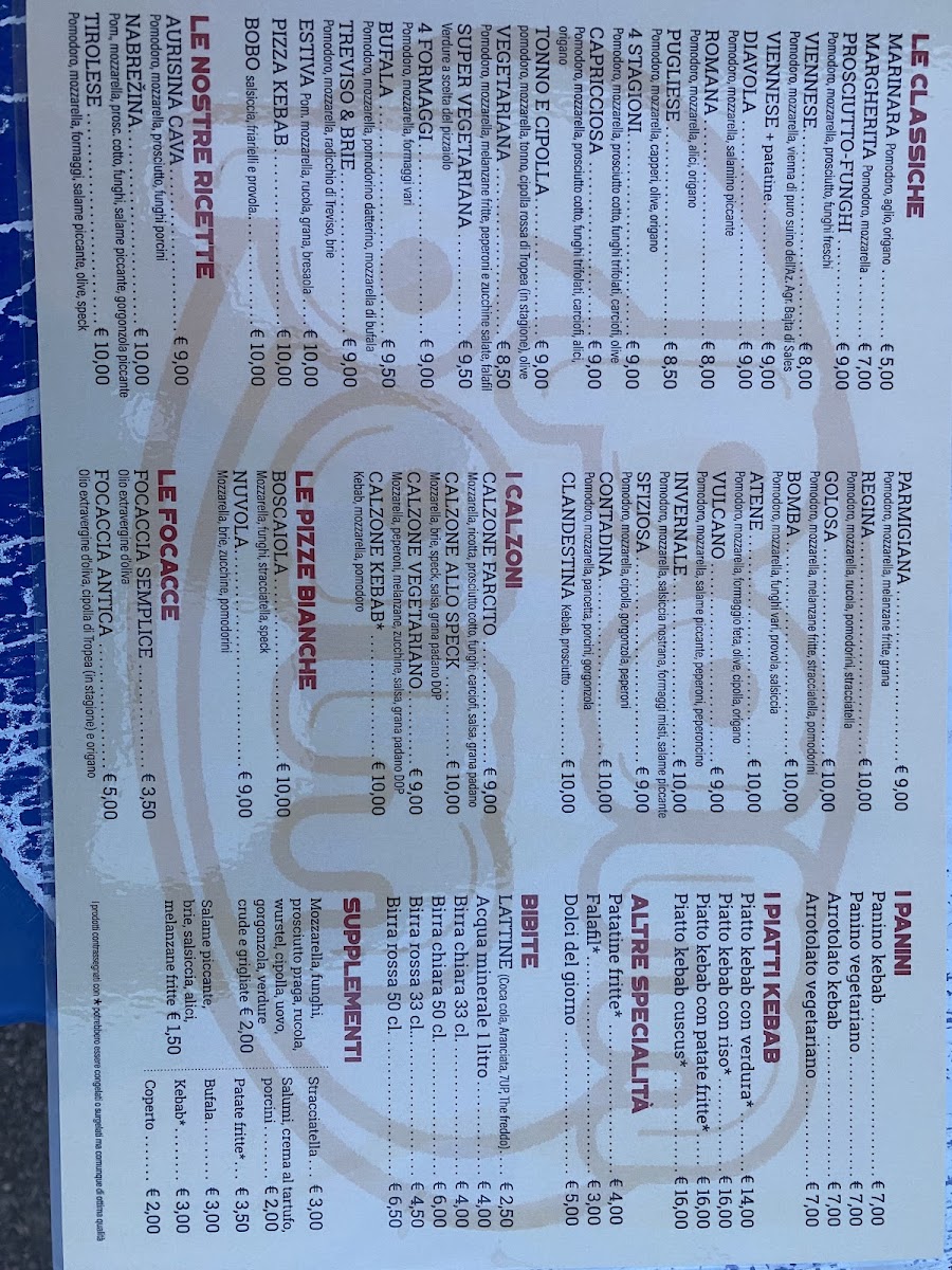 Menu Pizzeria Ristorante Pam Pam-8