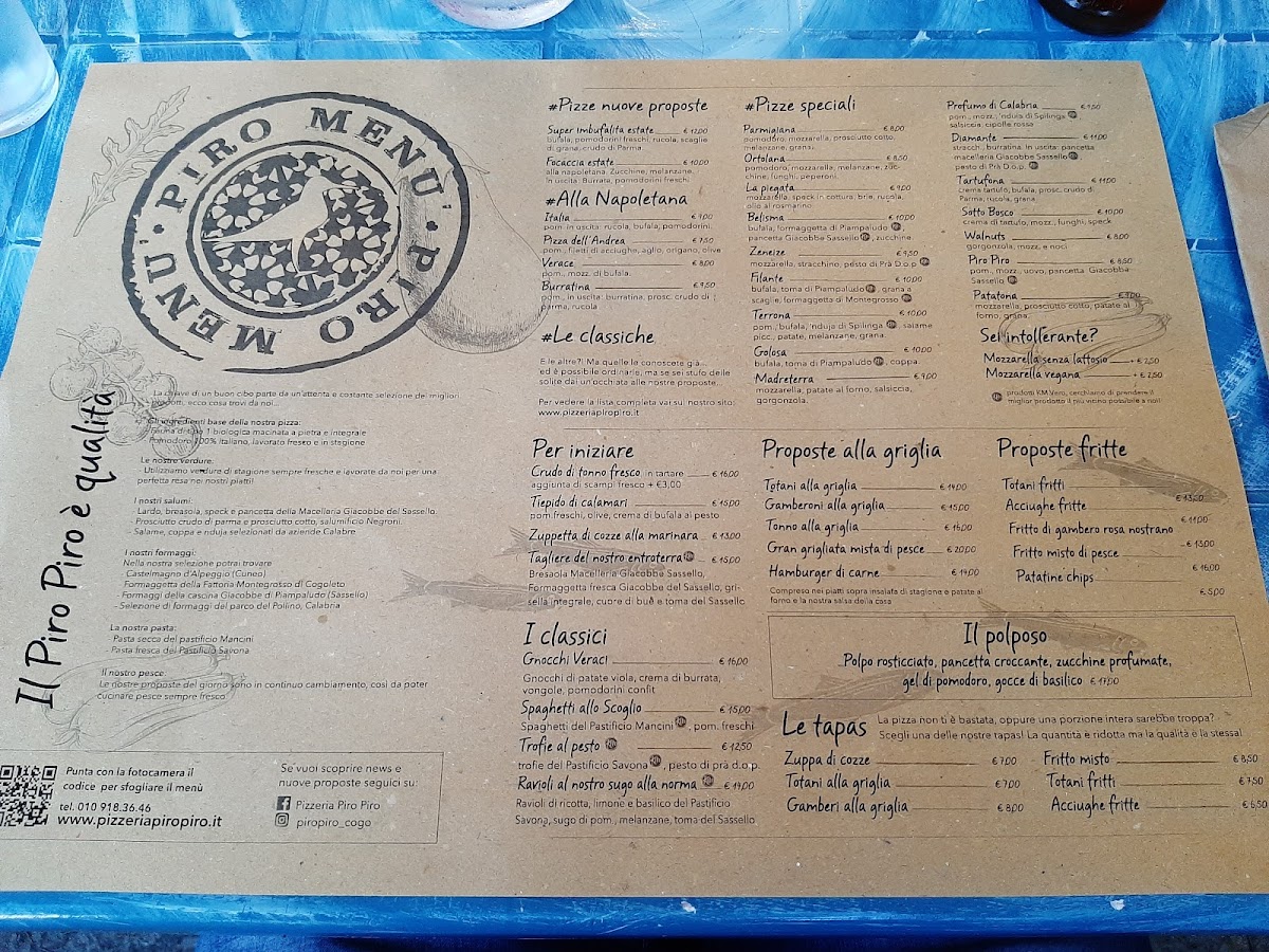 Menu Pizzeria Ristorante Piro Piro-2