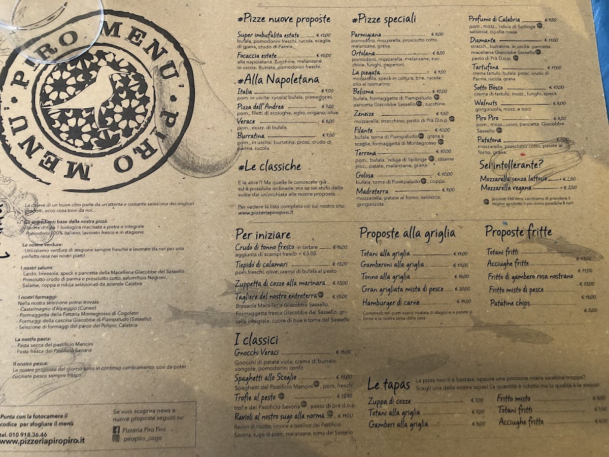 Menu Pizzeria Ristorante Piro Piro-6