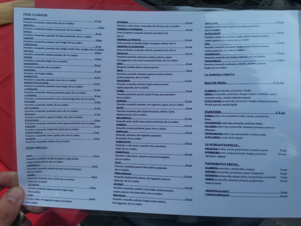 Menu Pizzeria Ristorante Scufiot M&c Sottomarina-10