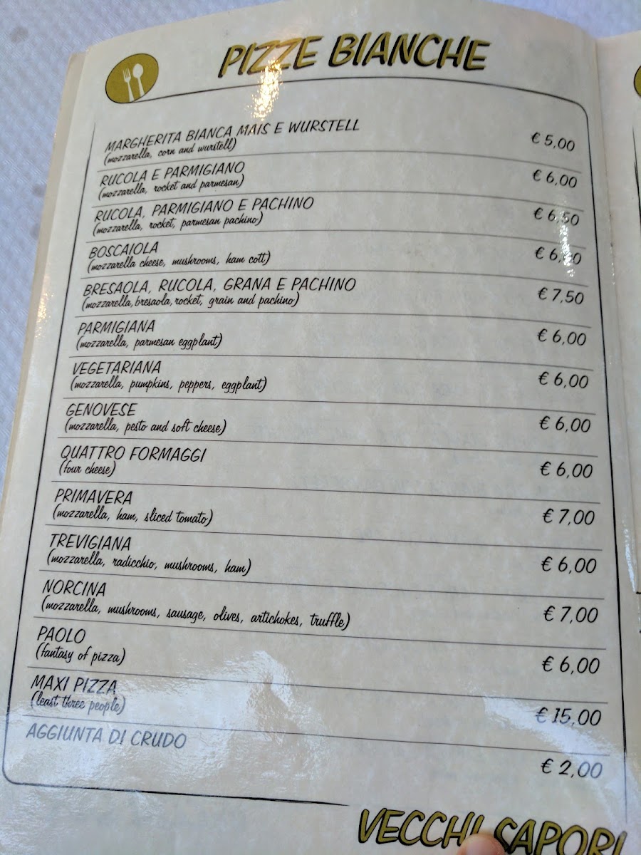 Menu Pizzeria Ristorante Vecchi Sapori-7