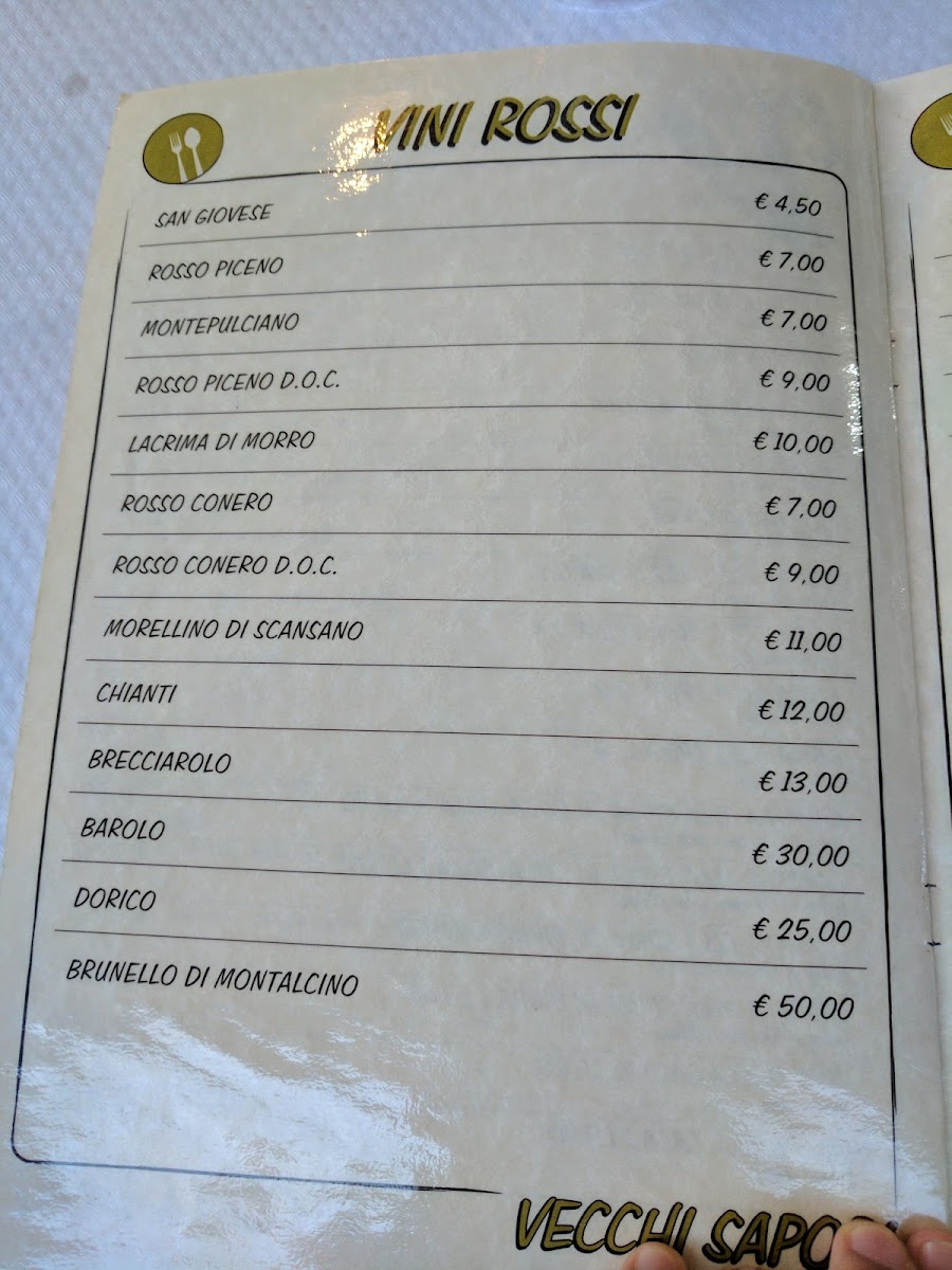 Menu Pizzeria Ristorante Vecchi Sapori-9