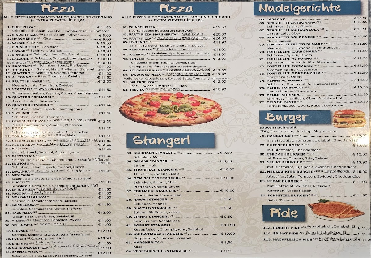 Menu Pizzeria Roberts-1