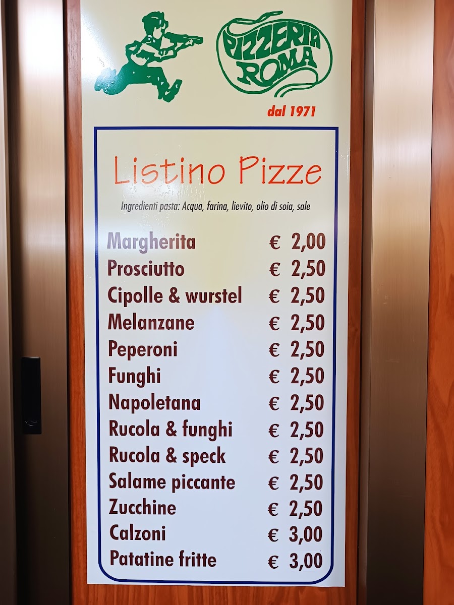 Menu Pizzeria Roma Di Torrico Marco & C. Snc-1