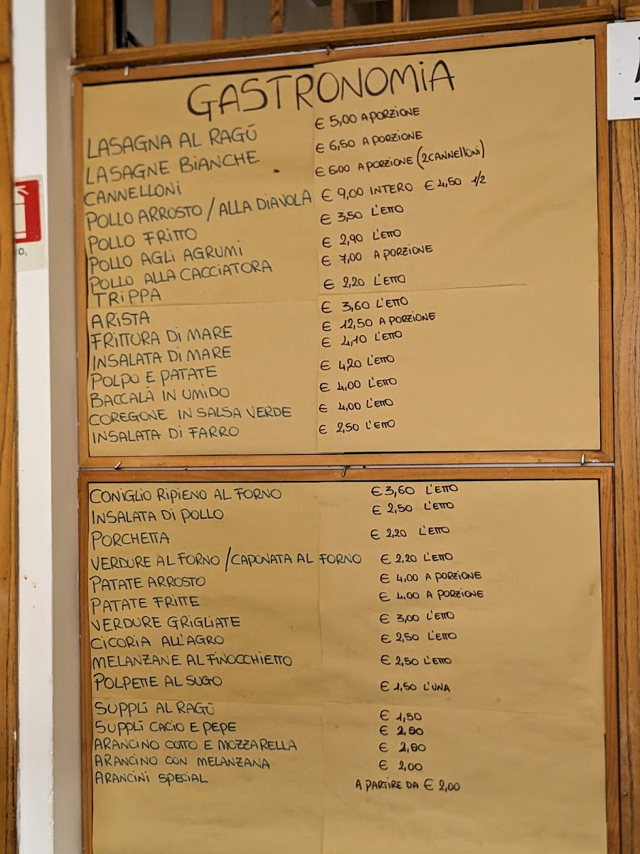 Menu Pizzeria Rosticceria Da Papayo Bolsena-1