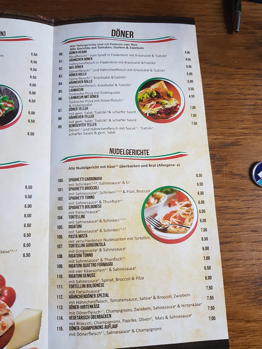 Menu Pizzeria Sandhorst-8
