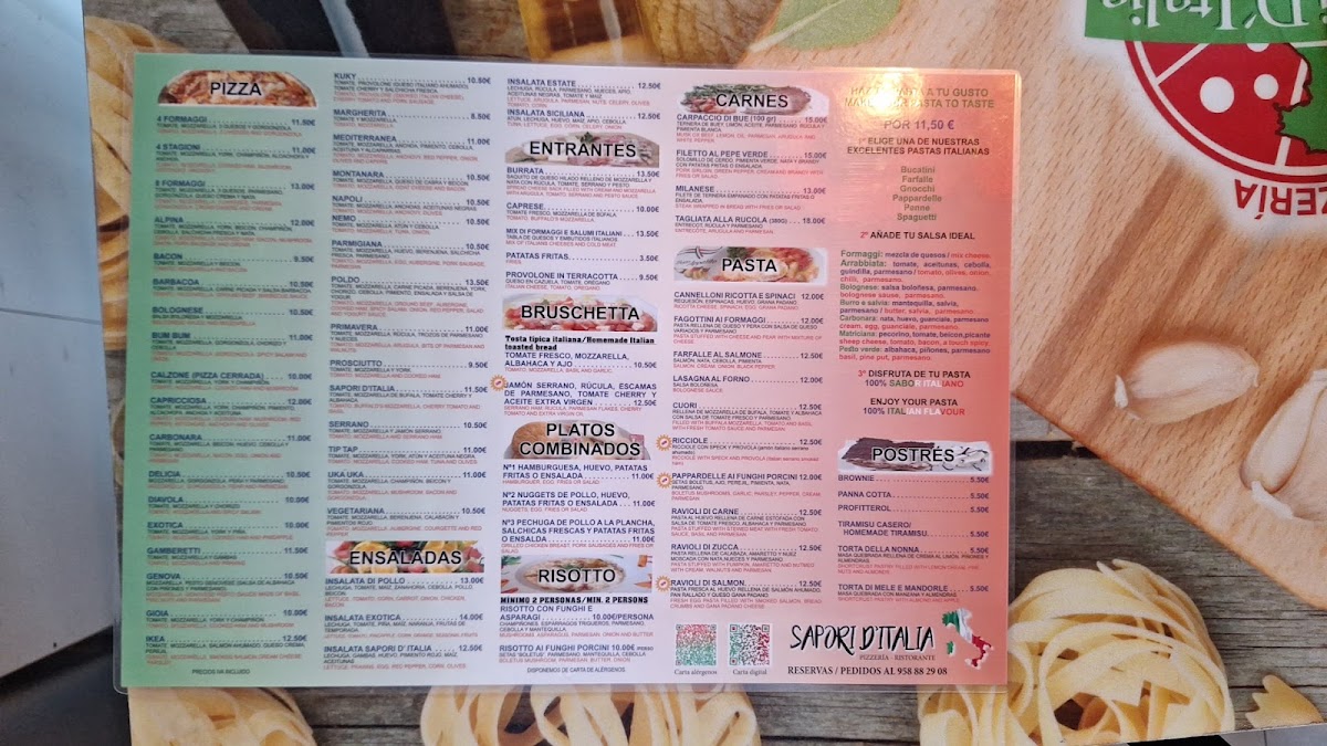 Menu Pizzeria Sapori D'italia-2