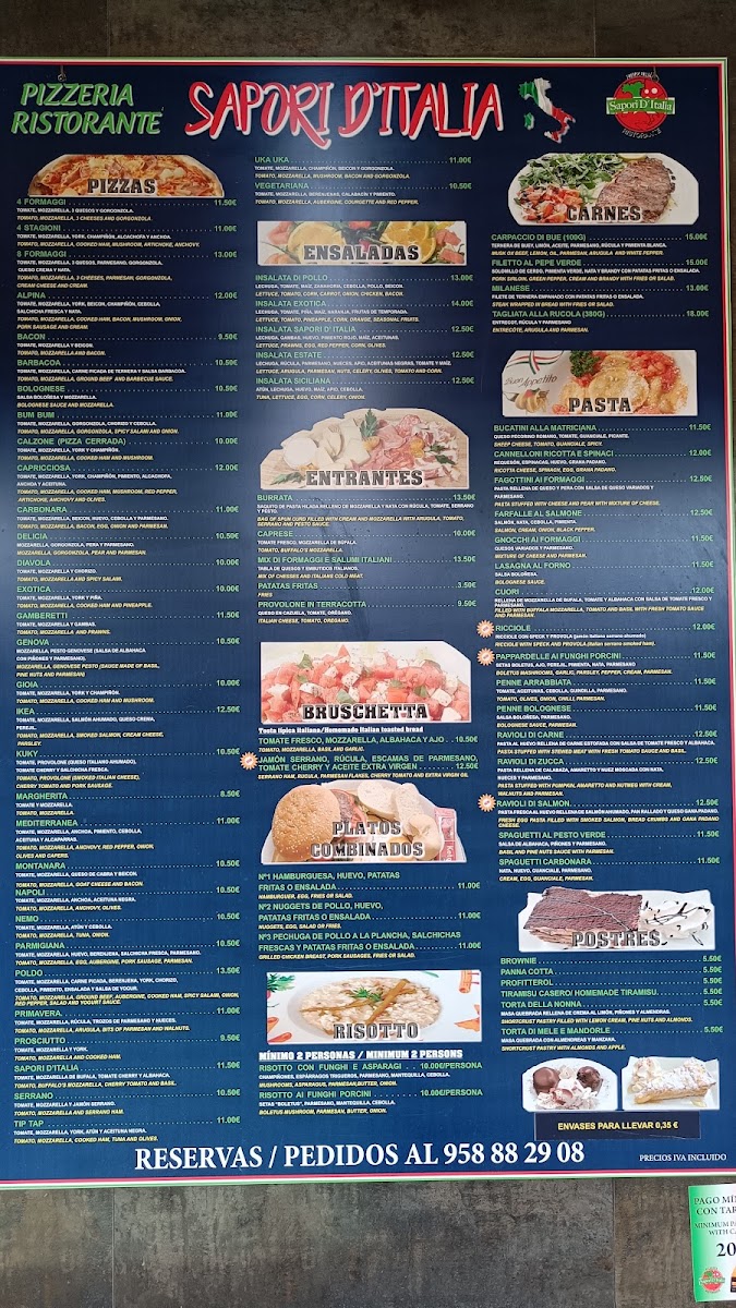 Menu Pizzeria Sapori D'italia-4
