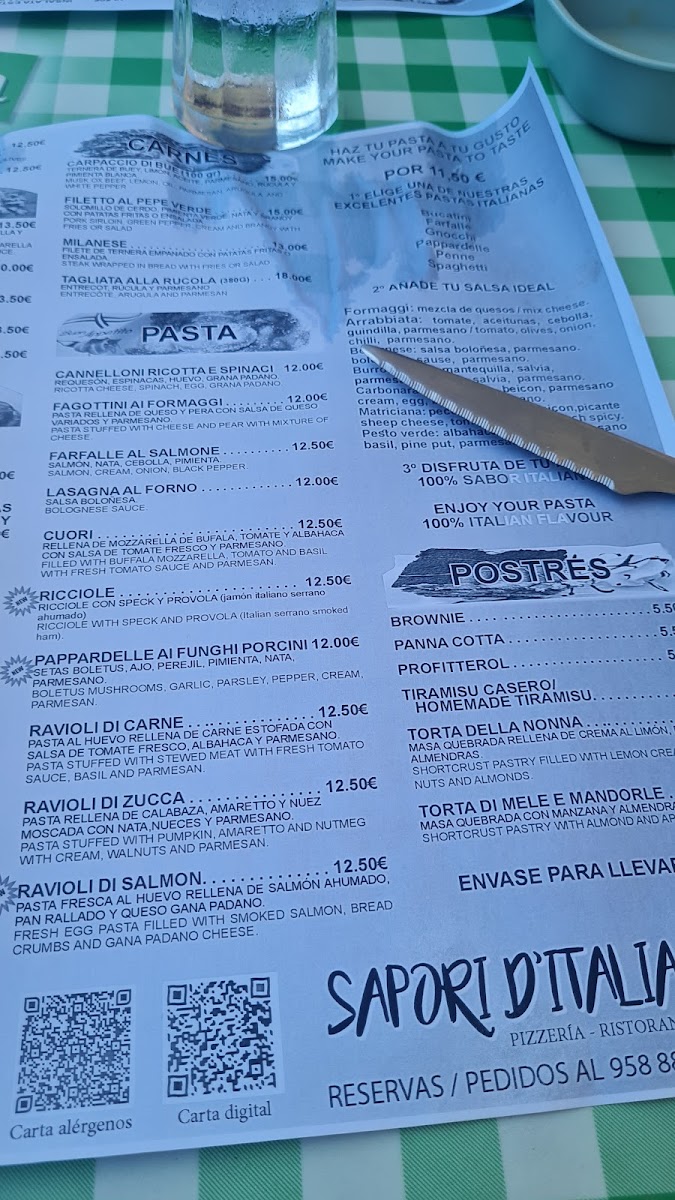 Menu Pizzeria Sapori D'italia-8