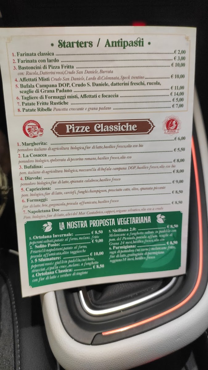Menu Pizzeria Sient’A Mme Caselle Torinese-8