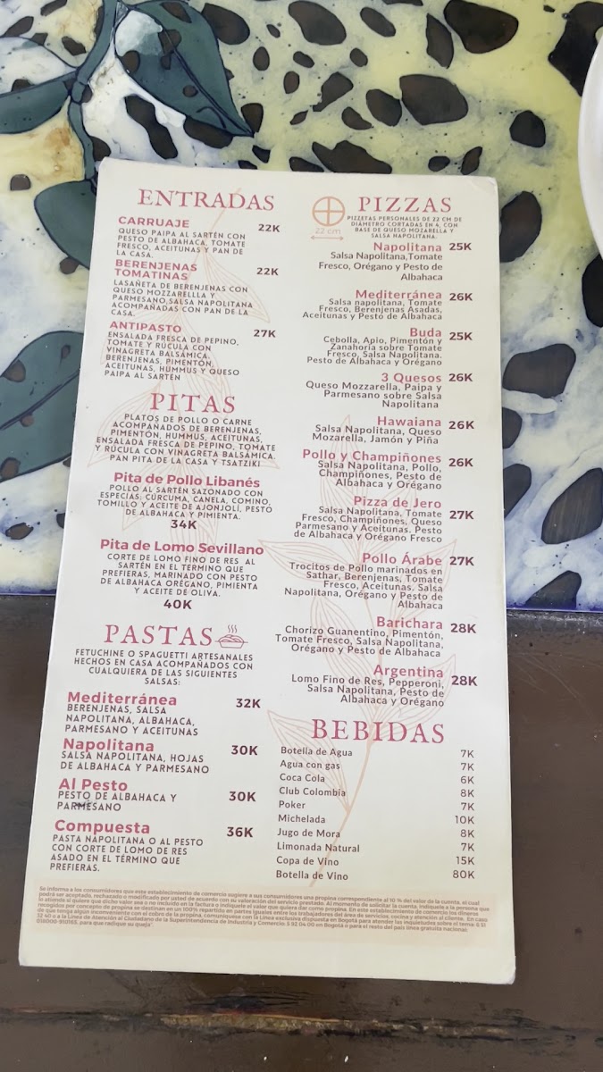 Menu Pizzería Siete Tigres-4