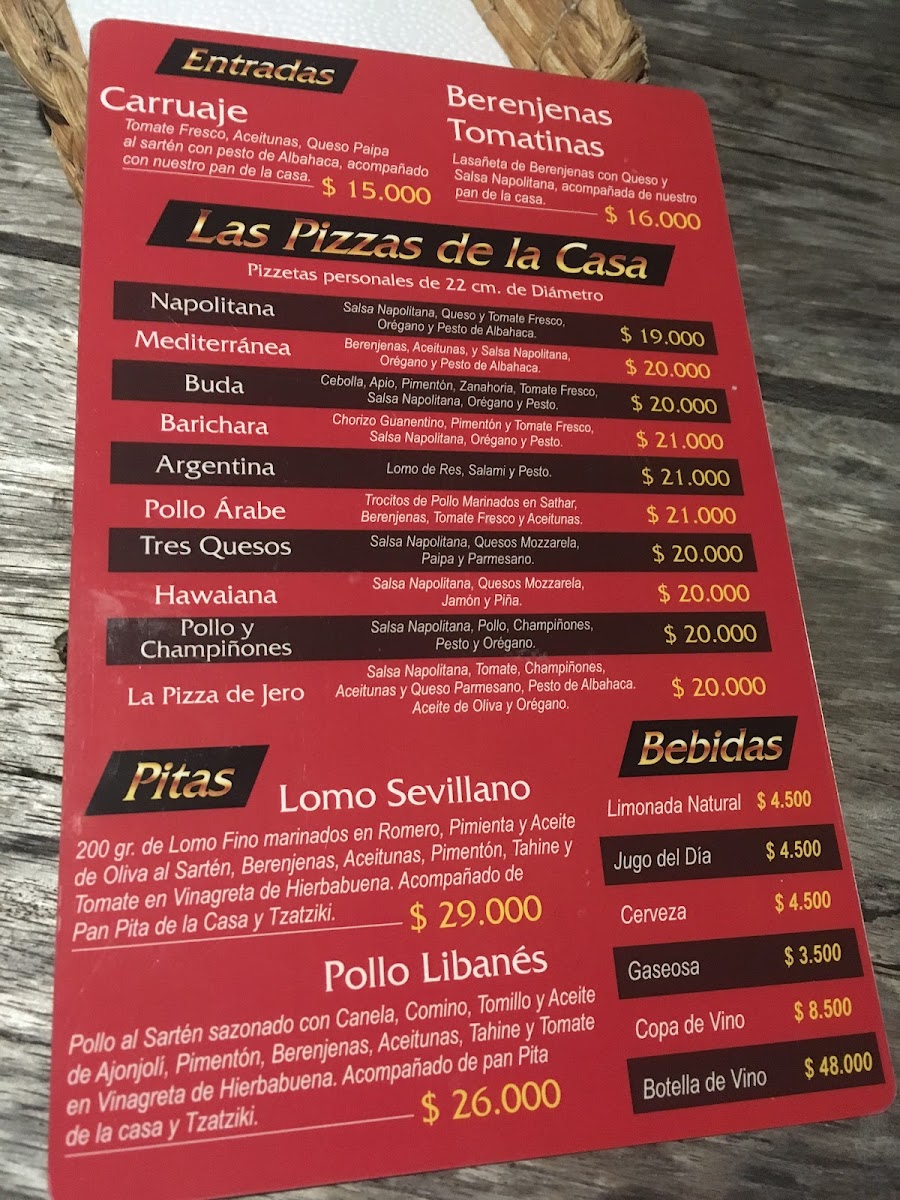 Menu Pizzería Siete Tigres-8