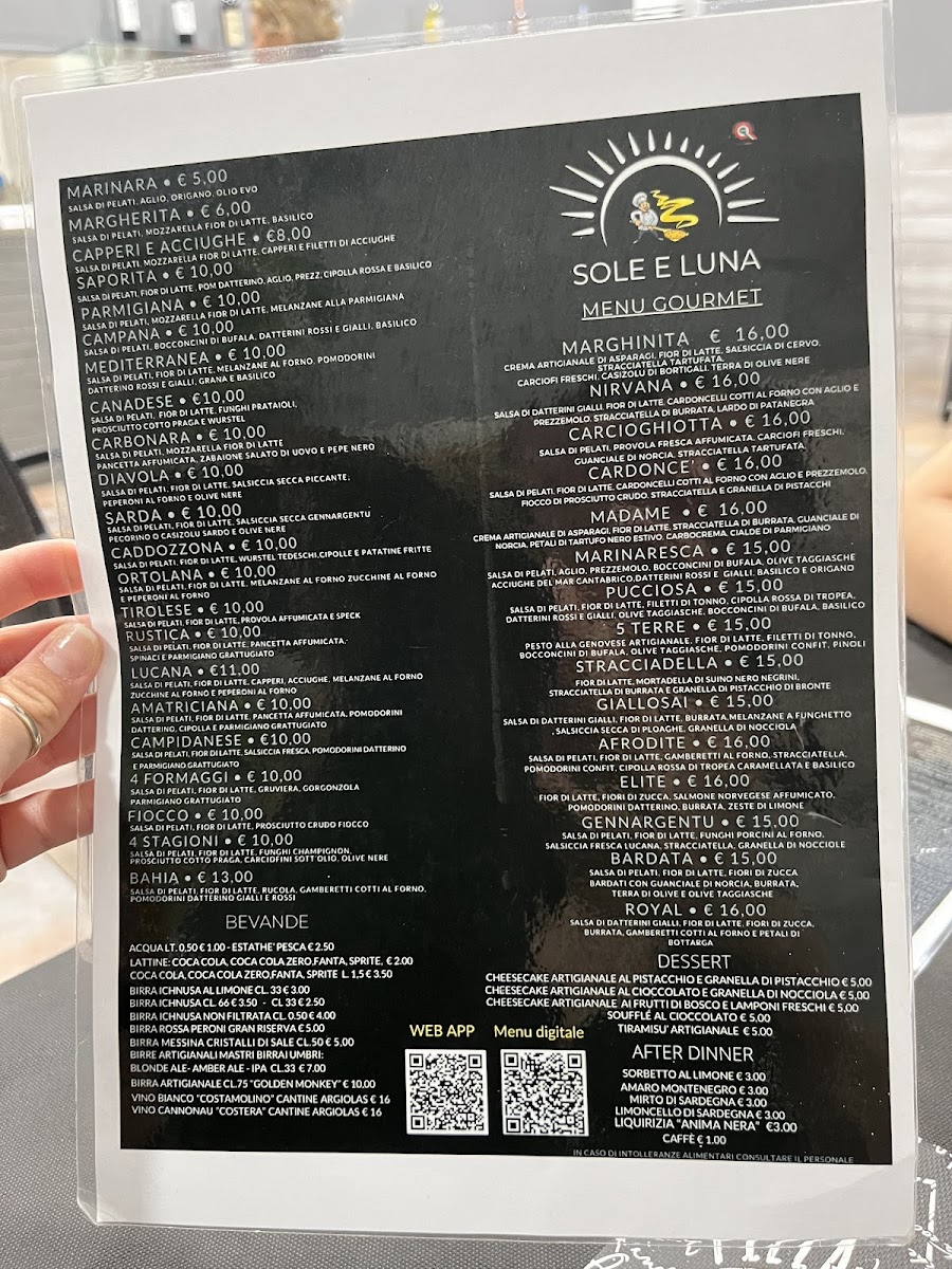 Menu Pizzeria Sole E Luna Cagliari-1