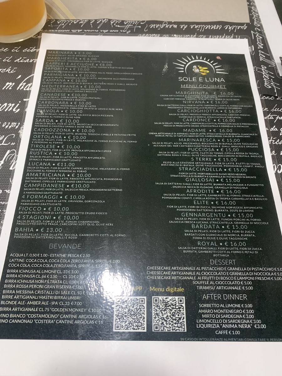 Menu Pizzeria Sole E Luna Cagliari-4