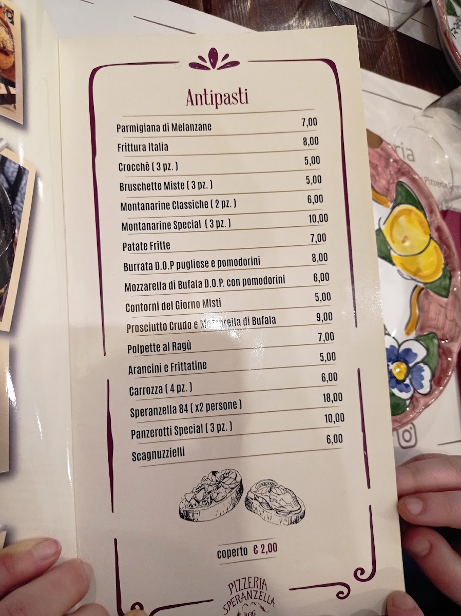Menu Pizzeria Speranzella-4