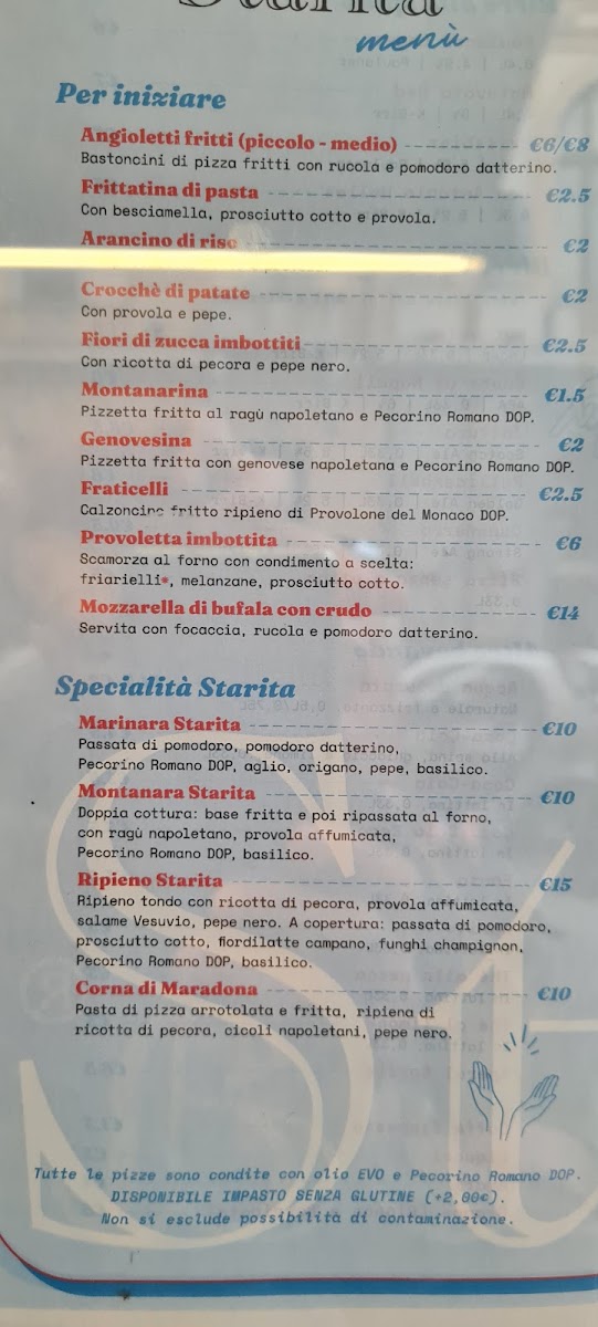Menu Pizzeria Starita Torino-4