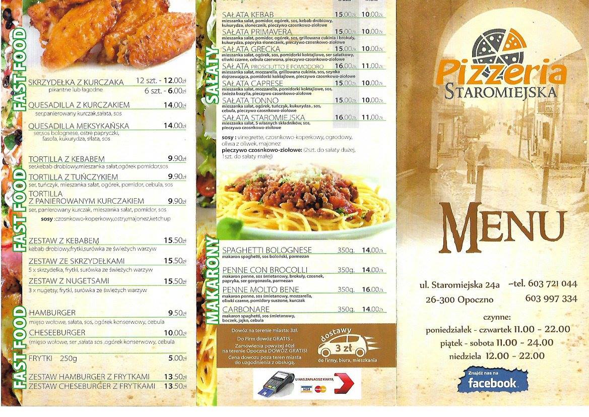 Menu Pizzeria Staromiejska-3