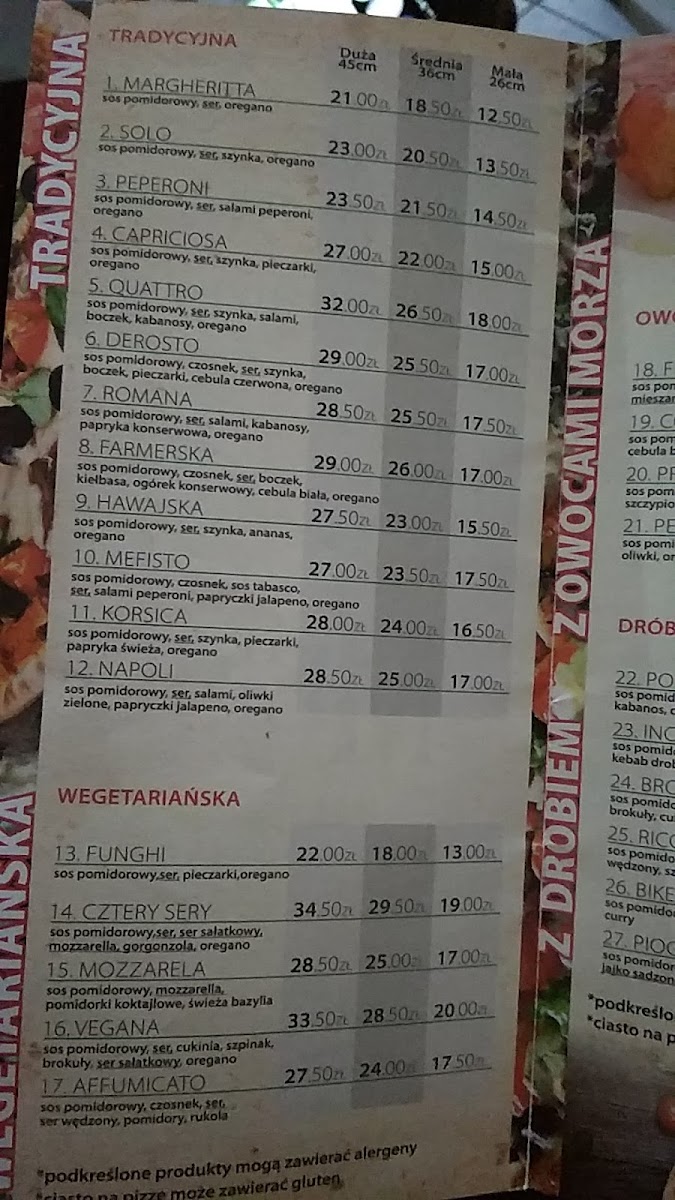 Menu Pizzeria Staromiejska-7