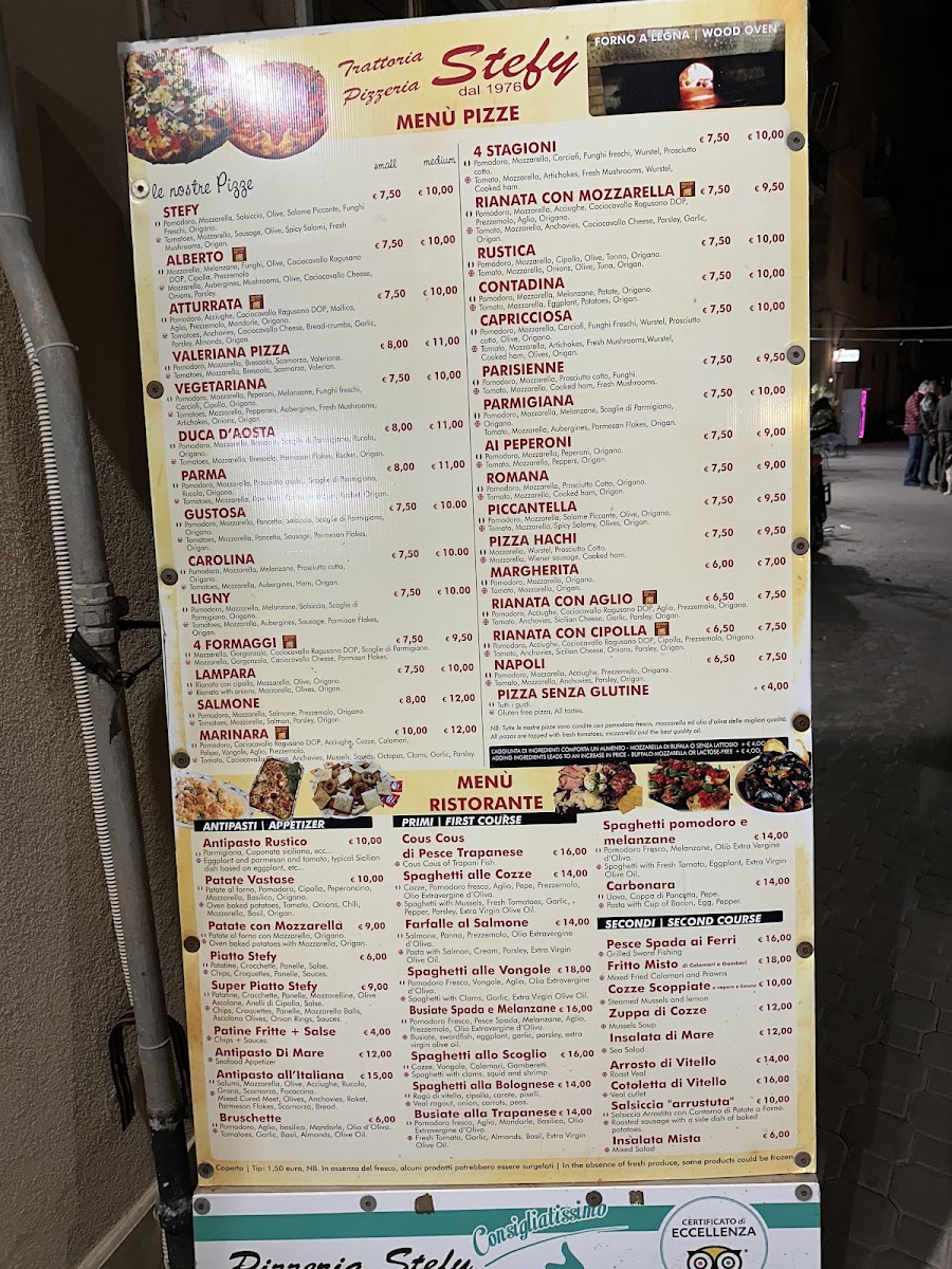 Menu Pizzeria Stefy-7
