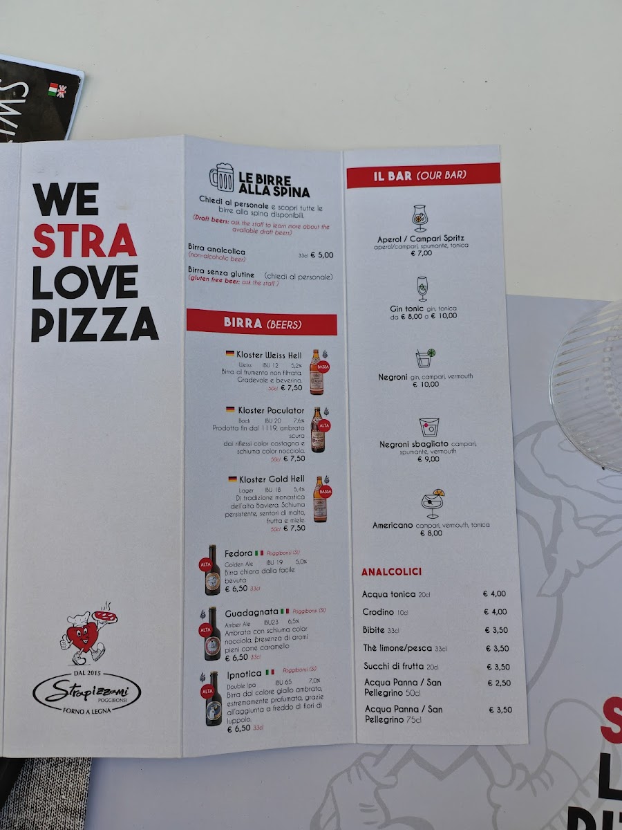 Menu Pizzeria Strapizzami - Forno A Legna --3