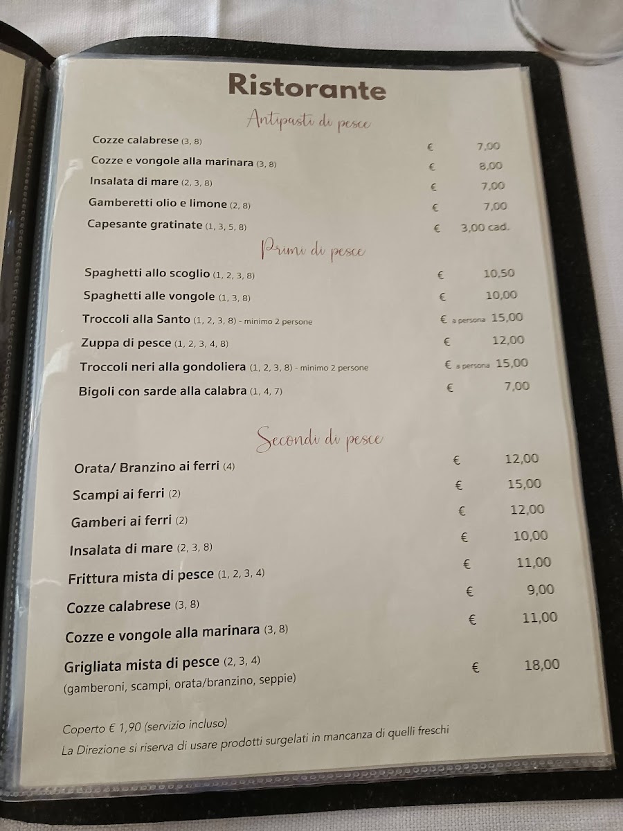 Menu Pizzeria Trattoria Ai Morosini-1