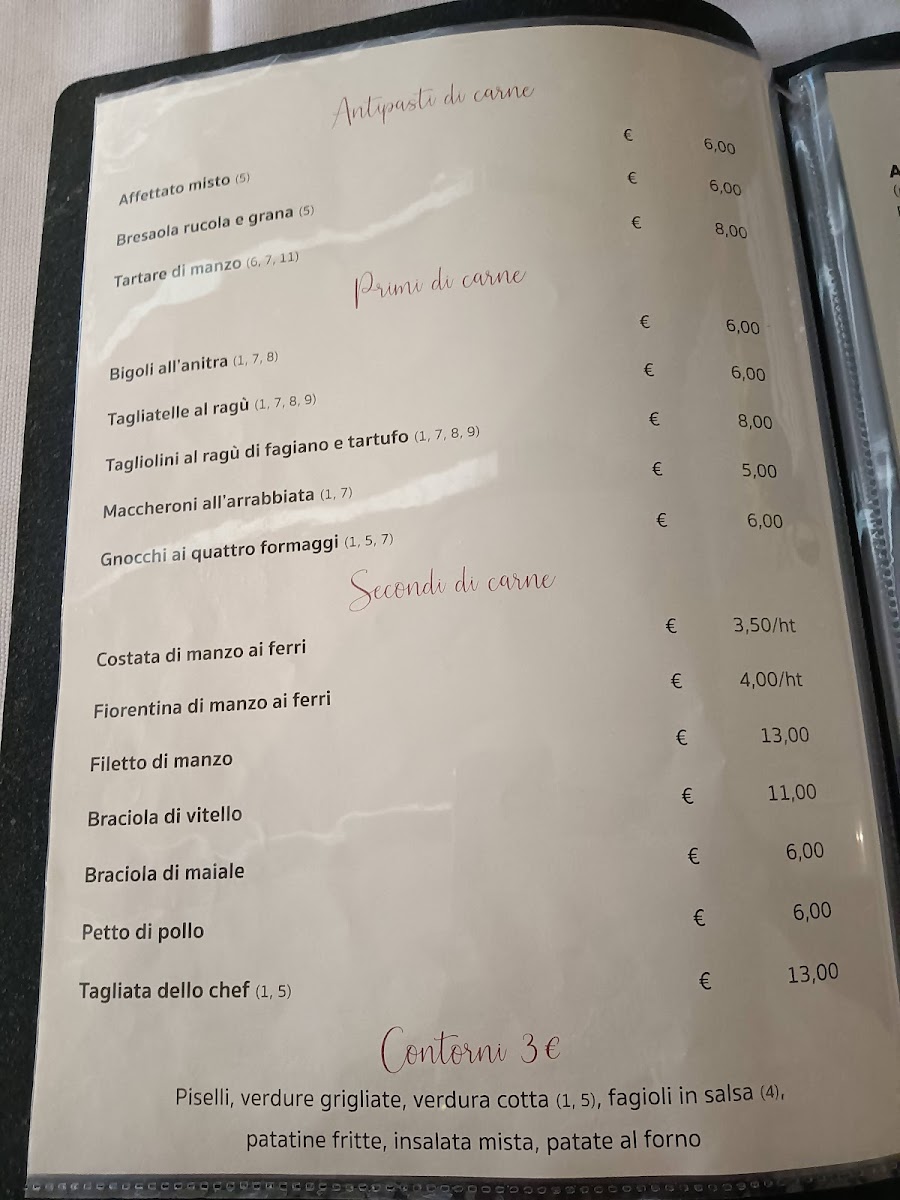 Menu Pizzeria Trattoria Ai Morosini-8