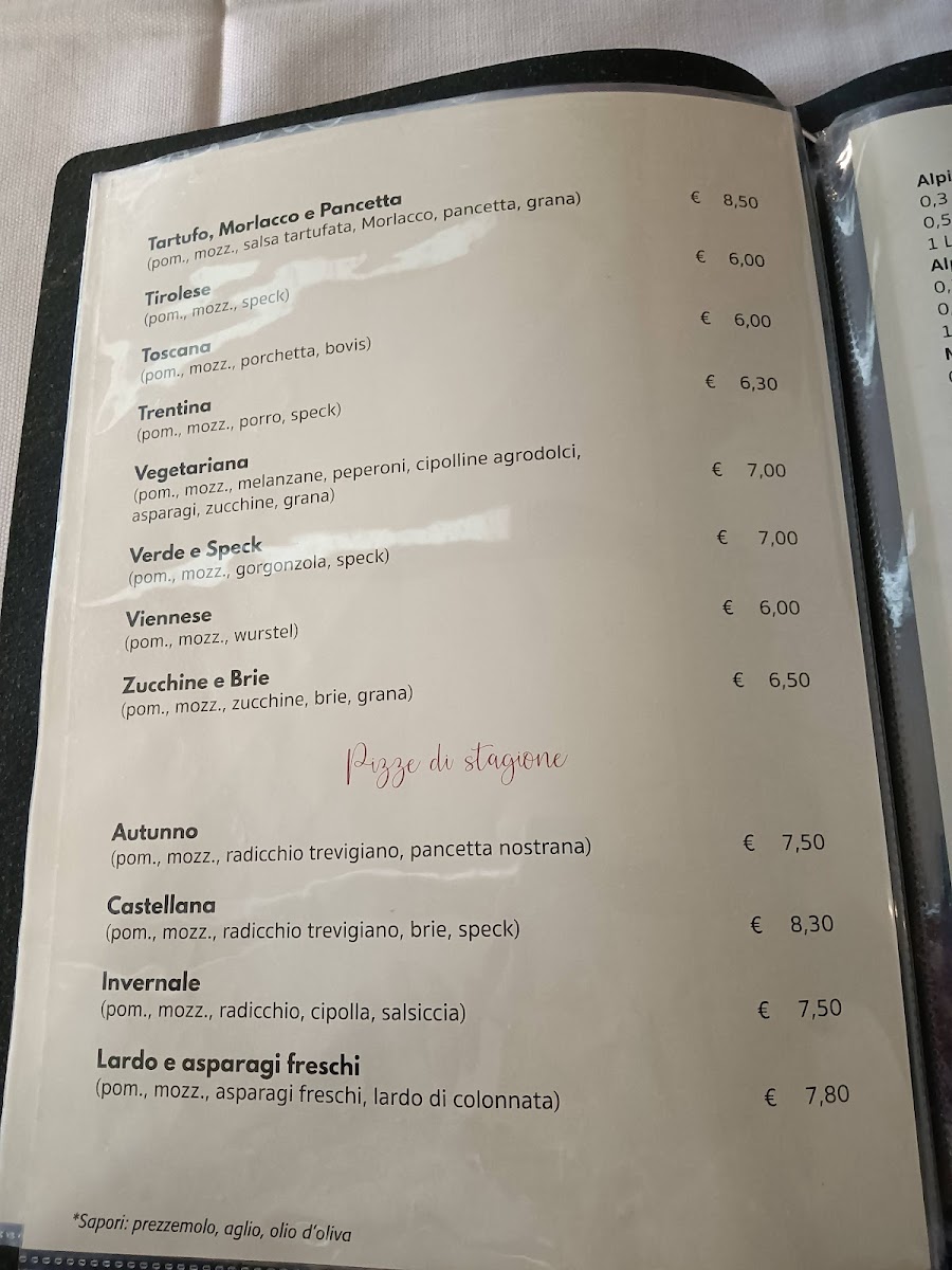 Menu Pizzeria Trattoria Ai Morosini-9